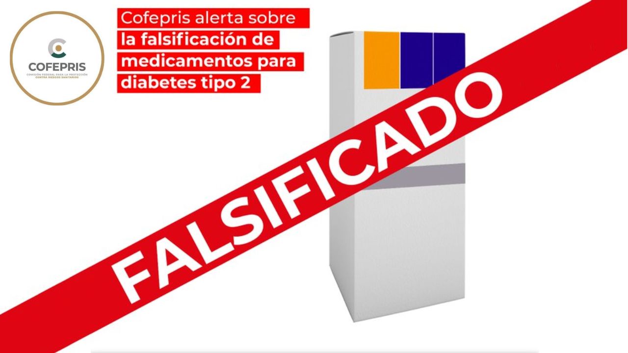 Cofepris alerta sobre venta de medicamentos falsos para tratar diabetes