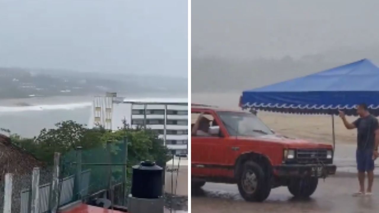 Cierran todas las playas de Oaxaca por el huracán ‘John’