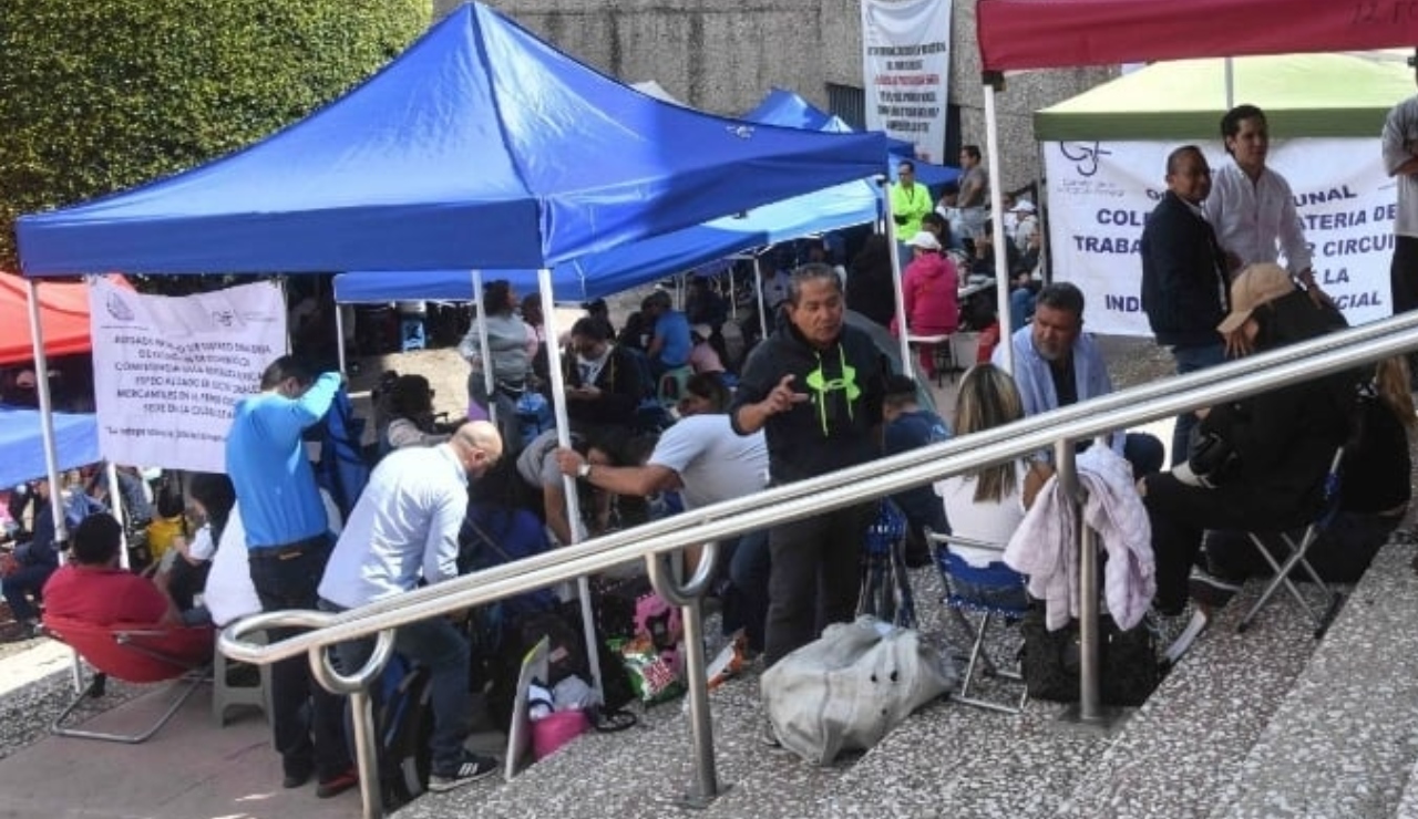 Trabajadores del Poder Judicial retiran bloqueo a accesos a San Lázaro