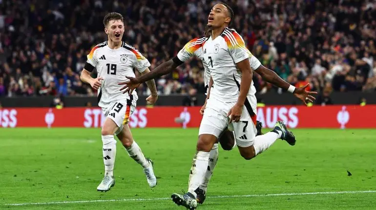 Alemania camina a cuartos de final con golazo de Leweling ante Países Bajos