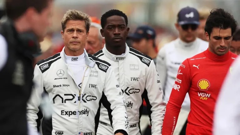 BRAD PITT DESLUMBRA EN EL GRAN PREMIO DE MÉXICO CON RODAJE PARA LA PELÍCULA F1