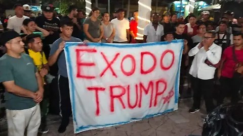 MIGRANTES ABANDONAN EL “SUEÑO AMERICANO” ANTE LAS POLÍTICAS DE TRUMP