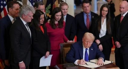 TRUMP FIRMA LEY PARA DETENER A MIGRANTES POR DELITOS MENORES