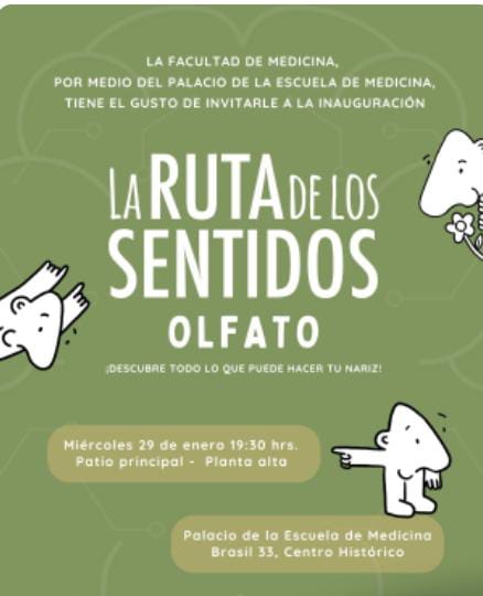 DESCUBRE LA MAGIA DEL OLFATO EN “LA RUTA DE LOS SENTIDOS” EN EL PALACIO DE LA ESCUELA DE MEDICINA