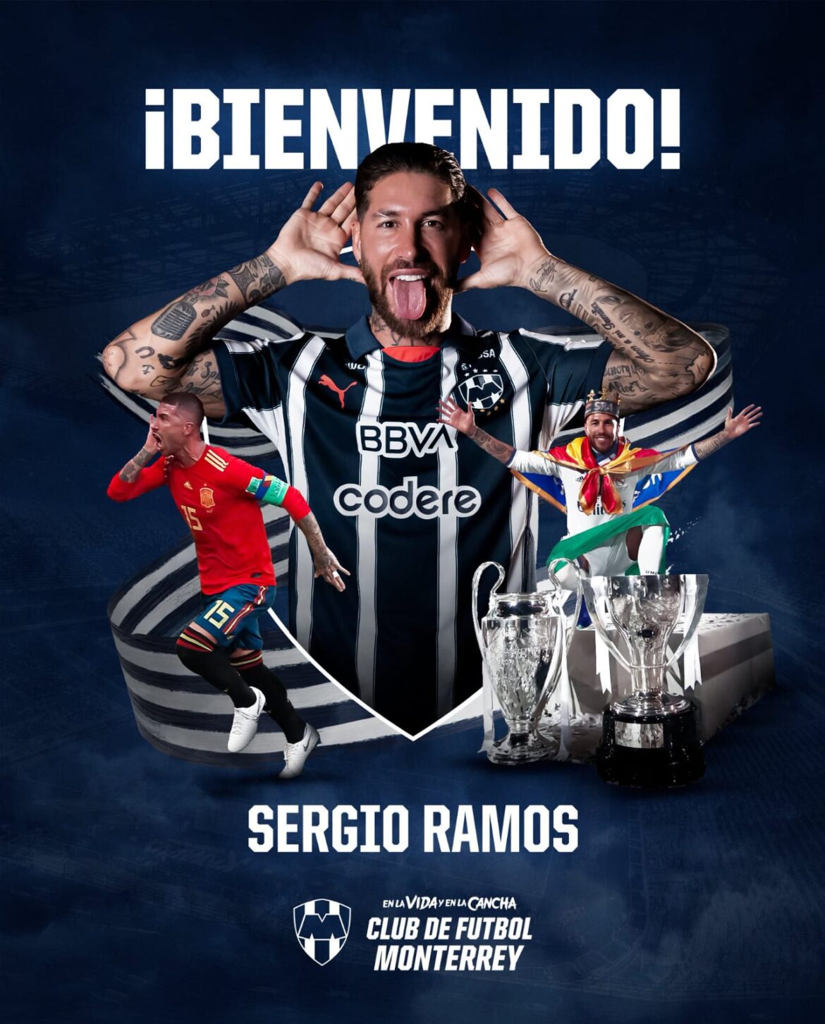 SERGIO RAMOS LLEGA A LA LIGA MX CON RAYADOS DE MONTERREY