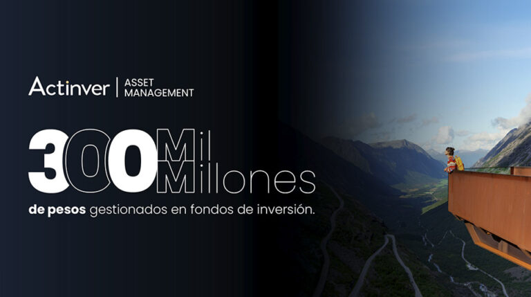 ACTINVER ENMARCA SUS 30 AÑOS CON IMPORTANTE HITO AL ALCANZAR MÁS DE 300 MIL MILLONES DE PESOS GESTIONADOS EN FONDOS DE INVERSIÓN