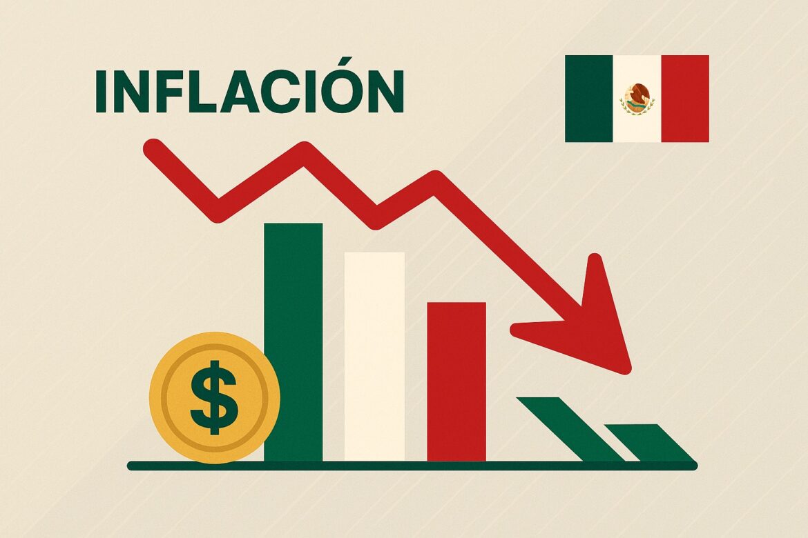 La inflación mexicana se modera a su nivel más bajo desde 2020