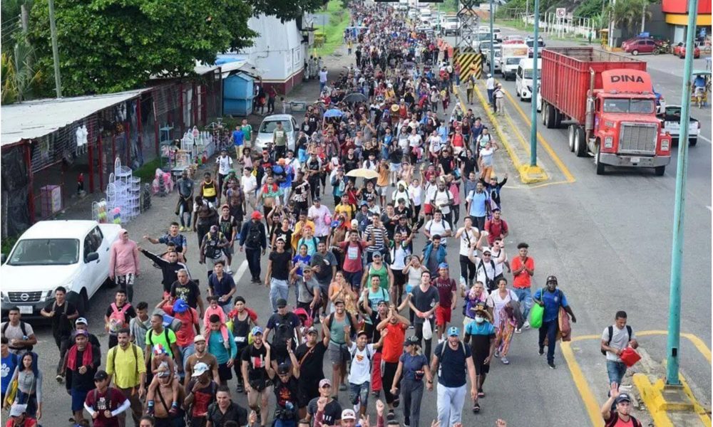 Una nueva caravana migrante partió de Tapachula rumbo al norte… pero con nuevos destinos