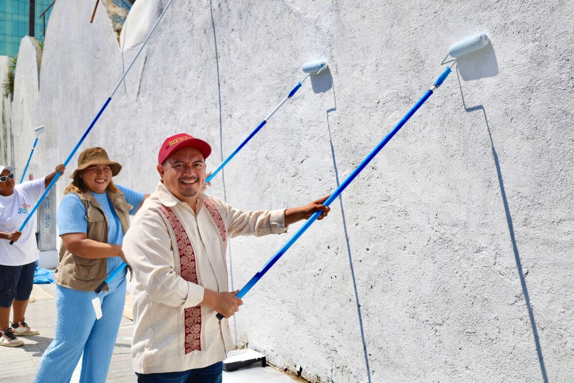 Iván Hernández Díaz reactiva el programa *Juntos Pintemos Acapulco como parte del proyecto “Acapulco se Transforma Contigo”