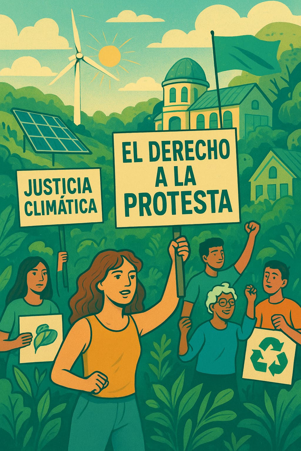 EL DERECHO A LA PROTESTA AMBIENTAL: DESDE LA UTOPÍA SOLARPUNK AL CAMBIO REAL
