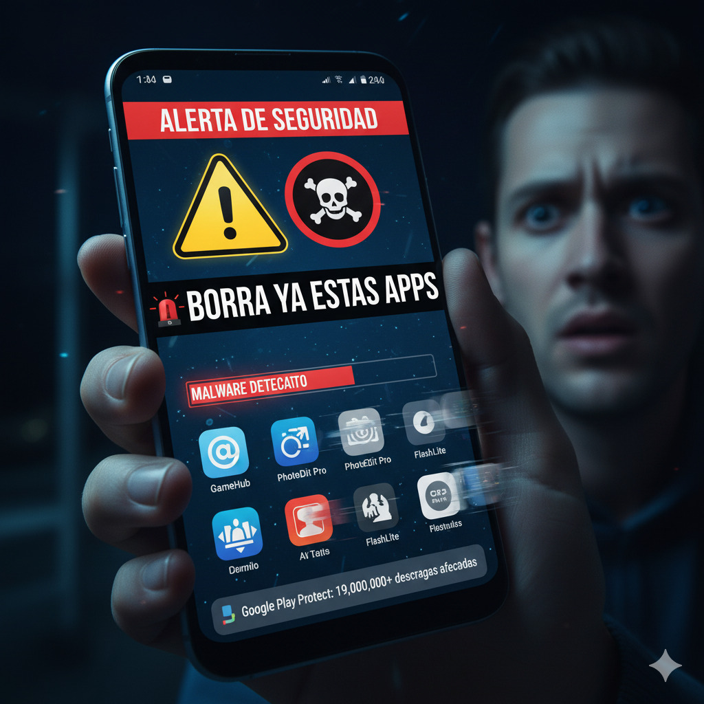 🚨 Borra ya estas apps: Google detecta malware en 19 millones de descargas