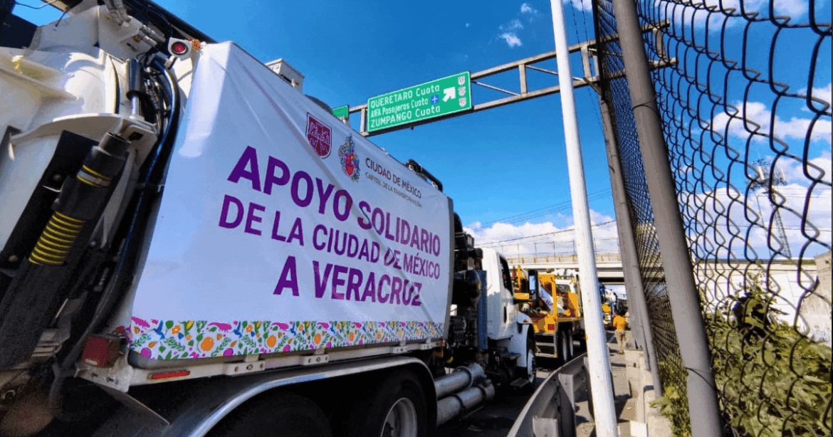 CDMX despliega brigada de apoyo a Veracruz