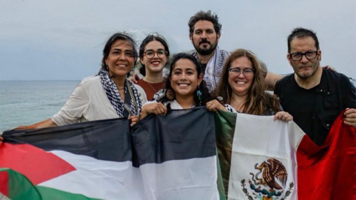 Israel intercepta flotilla con ayuda a Gaza; incluye a seis mexicanos