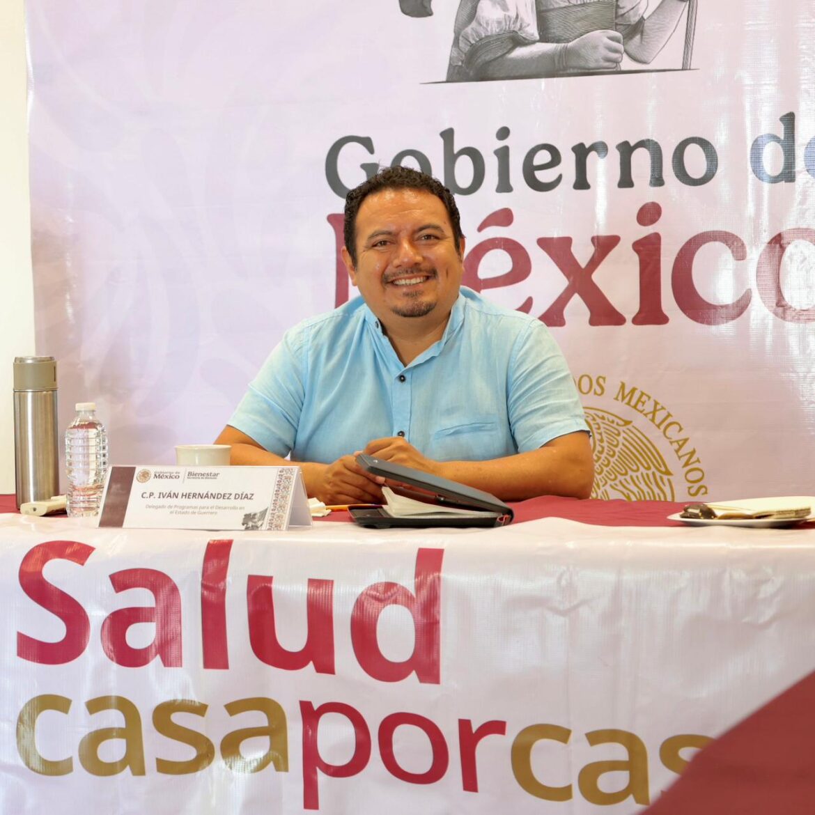 Delegado Iván Hernández Díaz fortalece la coordinación interinstitucional del programa Salud Casa por Casa en Guerrero