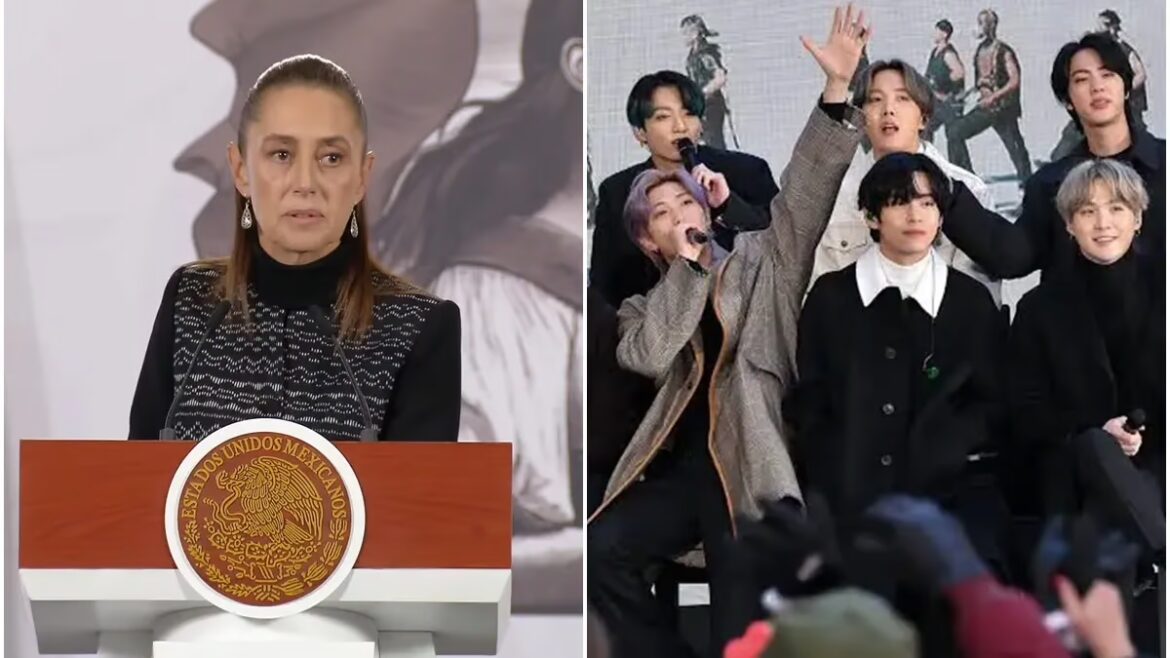 Sheinbaum pide diplomáticamente más conciertos de BTS a Corea en México y Profeco sancionará a Ticketmaster