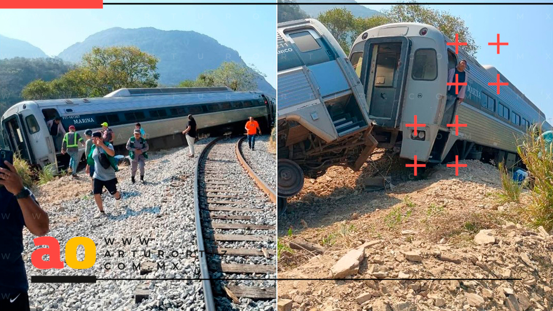 Maquinista del Tren Interoceánico detenido por ¿exceso de velocidad? en descarrilamiento de Oaxaca