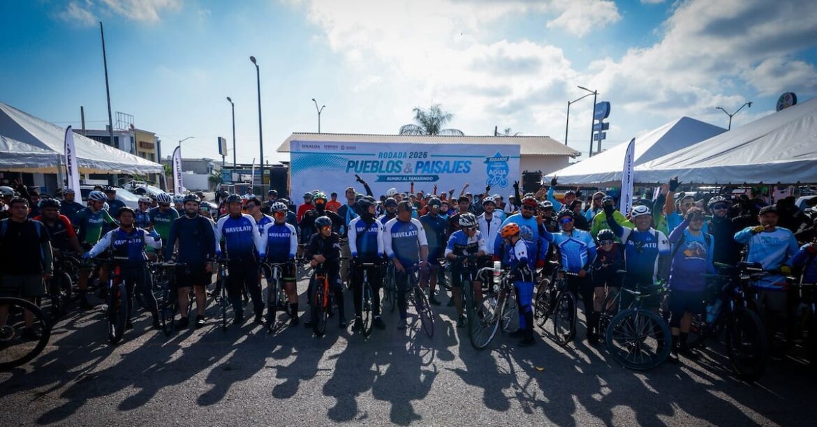 Reúne rodada ‘Pueblos y Paisajes 2026’ a más de 2,500 ciclistas en Culiacán