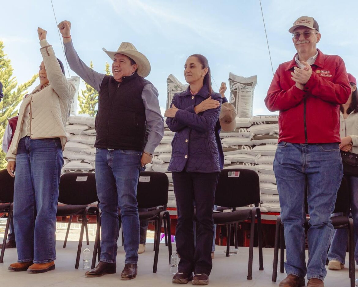 Sheinbaum inaugura planta de frijol en Zacatecas y anuncia ampliación del programa de acopio