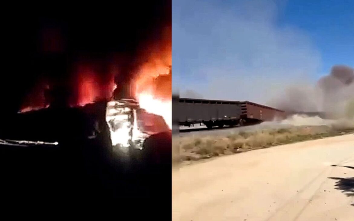 Descarrilamiento de tren en Aguascalientes deja un migrante muerto y siete heridos; sospechan vandalismo