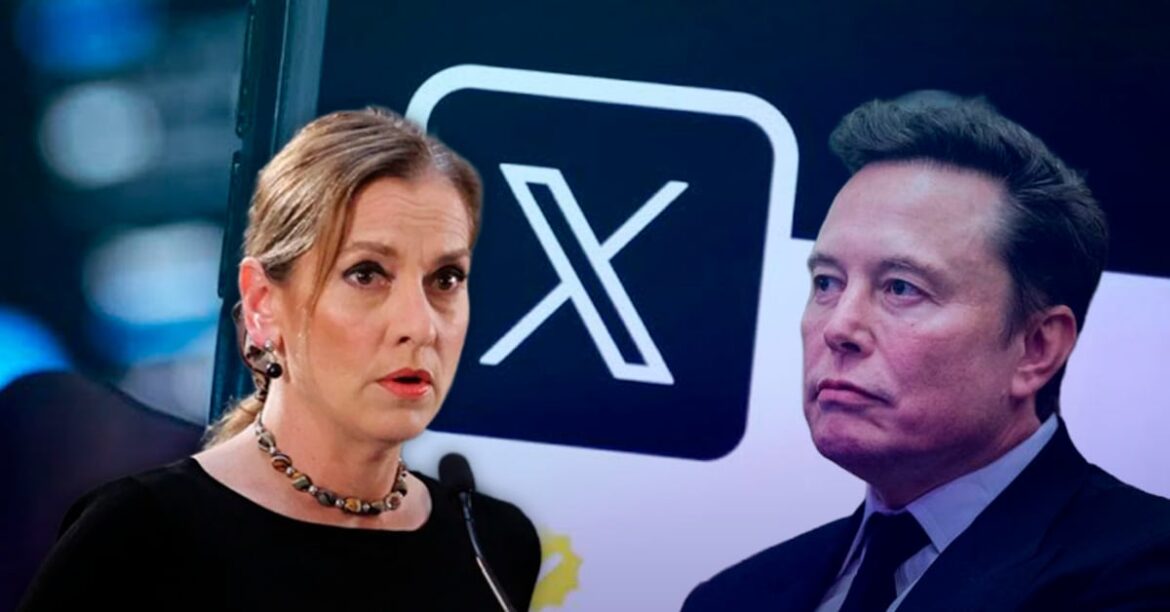 Beatriz Gutiérrez Müller cuestiona a Elon Musk por restricción de visibilidad en X