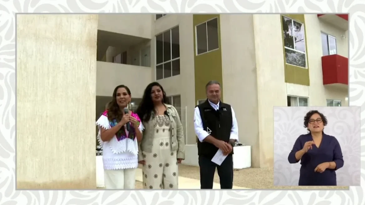 Sheinbaum entrega viviendas sociales en Nayarit y Quintana Roo