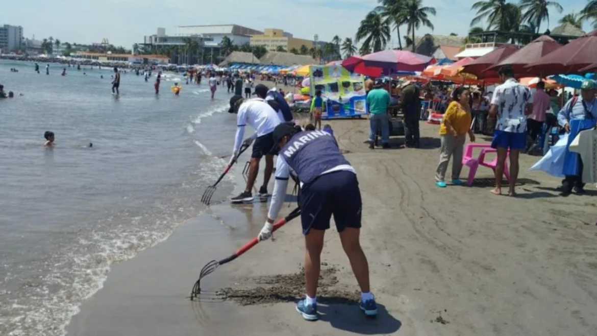 Presentan denuncia penal por derrame de hidrocarburos en el Golfo de México; acumulan más de 785 toneladas de residuos