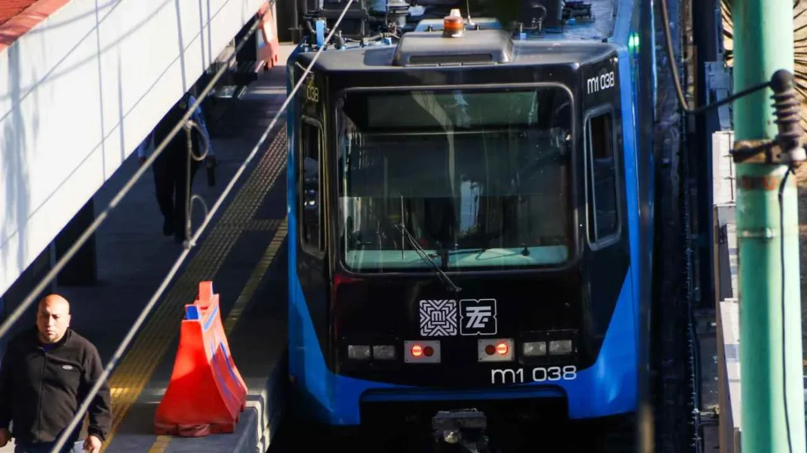 Suspenden parcialmente servicio del Tren Ligero en CDMX por caída de poste eléctrico