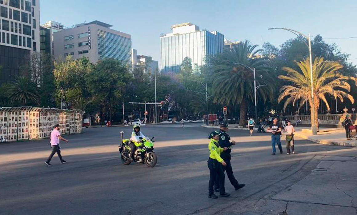 CNTE inicia paro de 72 horas con bloqueos en Reforma y plantón en el Zócalo