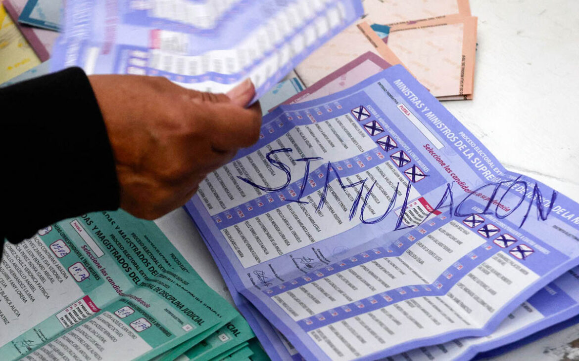 Informe califica de simulación las elecciones judiciales de 2025 por irregularidades y control gubernamental