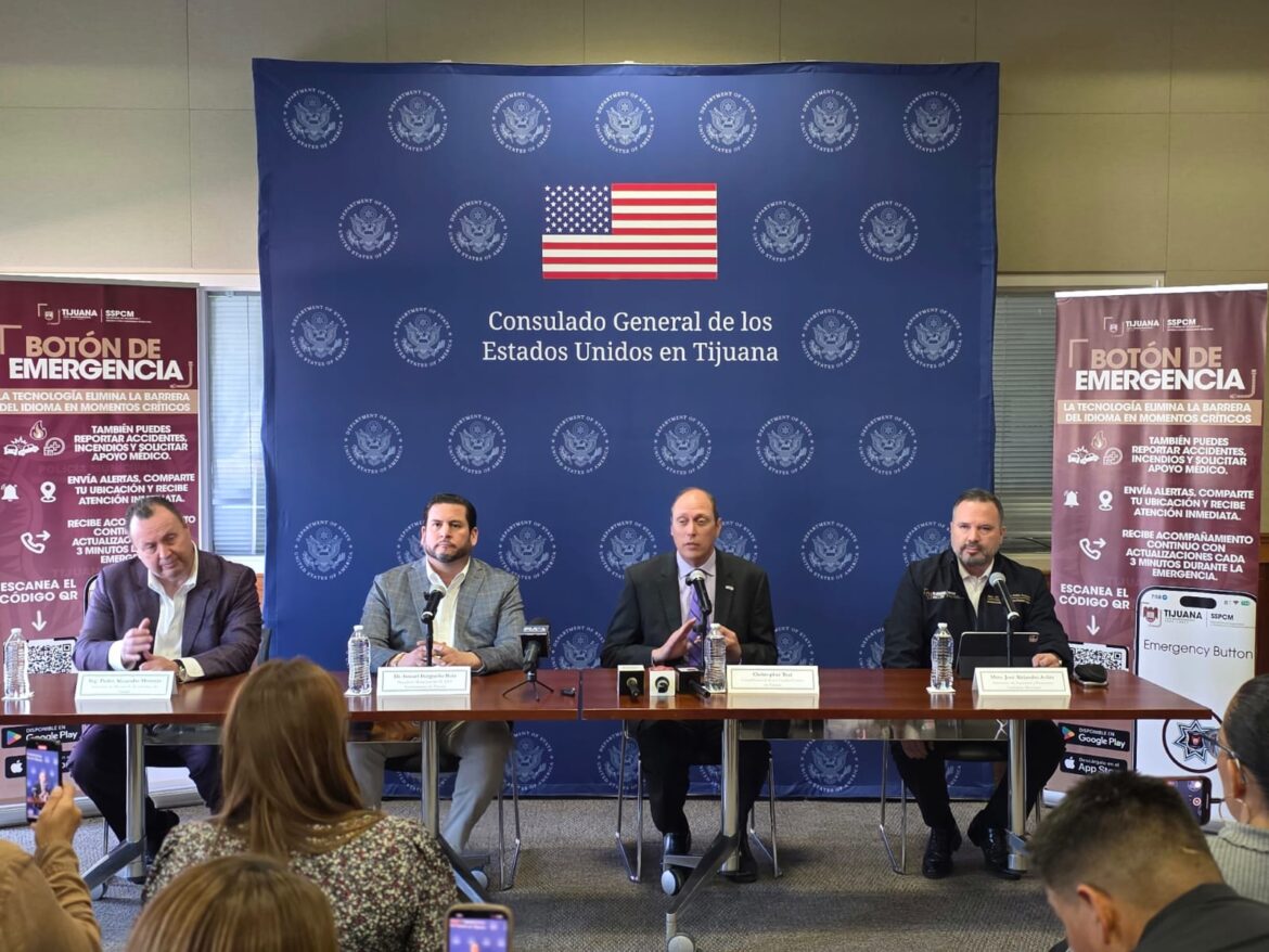 Relanzan en Tijuana botón de emergencia bilingüe con inteligencia artificial para turistas