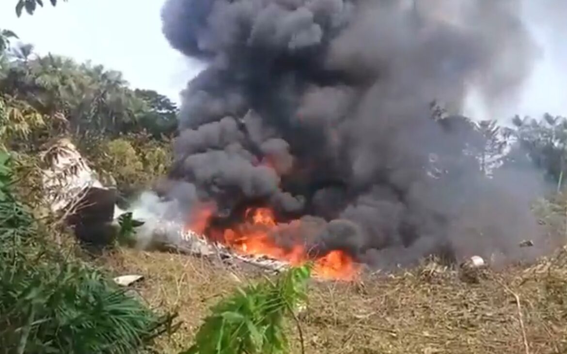 Accidente de avión militar Hércules C-130 deja saldo preliminar de víctimas en Puerto Leguízamo