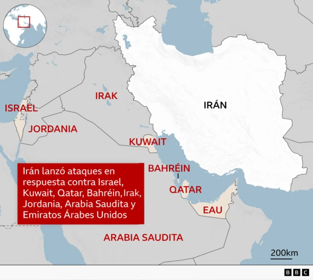 Escala sin control el conflicto en Medio Oriente: Irán bajo bombardeos de EE.UU. e Israel mientras responde contra al menos 10 países aliados
