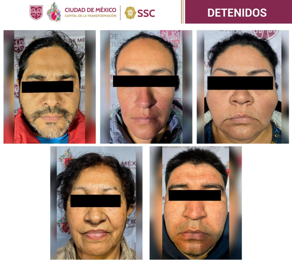 Detienen a siete personas por narcomenudeo en operativos de CDMX y Durango