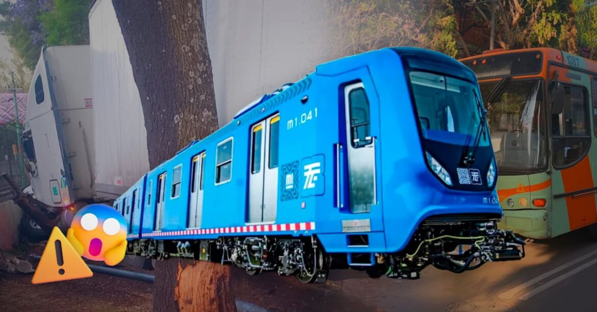 Accidentes y choques paralizan movilidad en CDMX