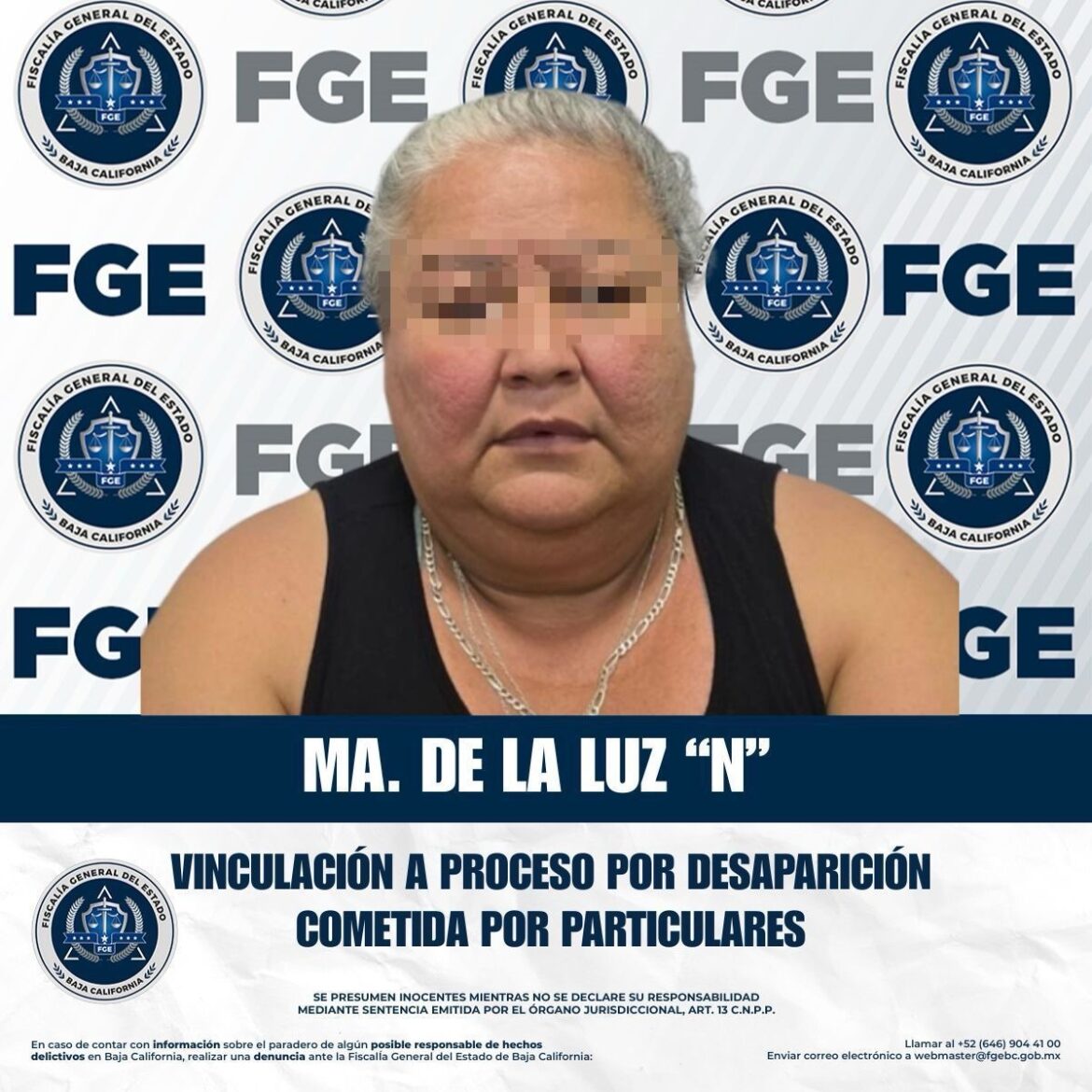 Fiscalía de Baja California busca 120 años de prisión para ‘La Tía’ del CJNG tras operativos en Tijuana y Mexicali