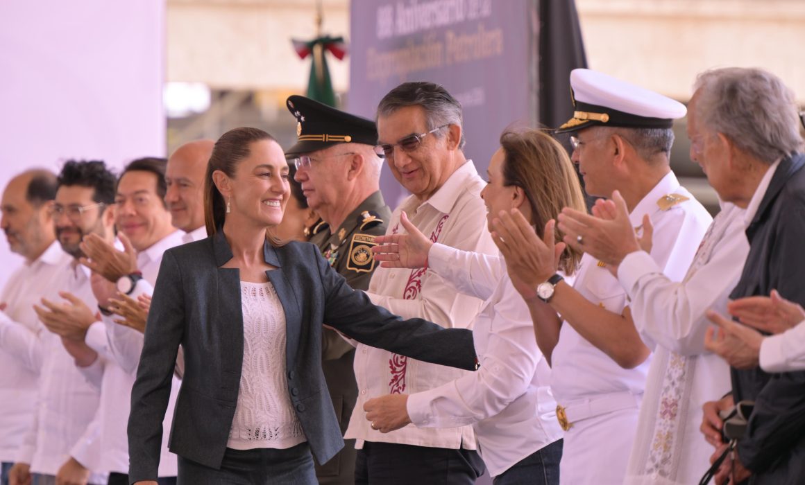 Sheinbaum conmemora 88 años de Expropiación Petrolera con avances y protestas