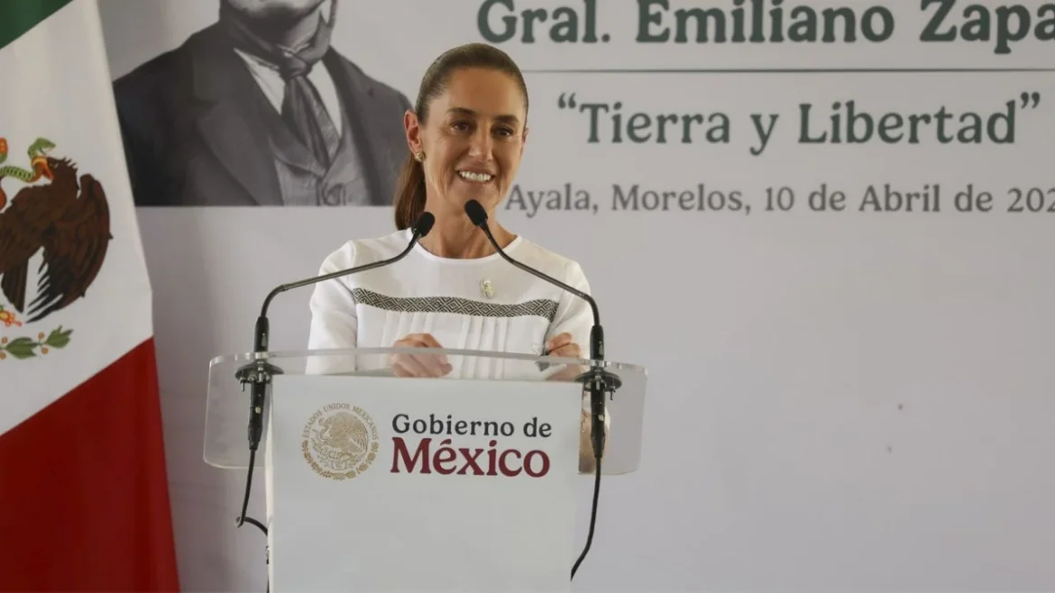 Sheinbaum encabeza guardia de honor por Zapata e inaugura museo de las mujeres zapatistas en Ayala