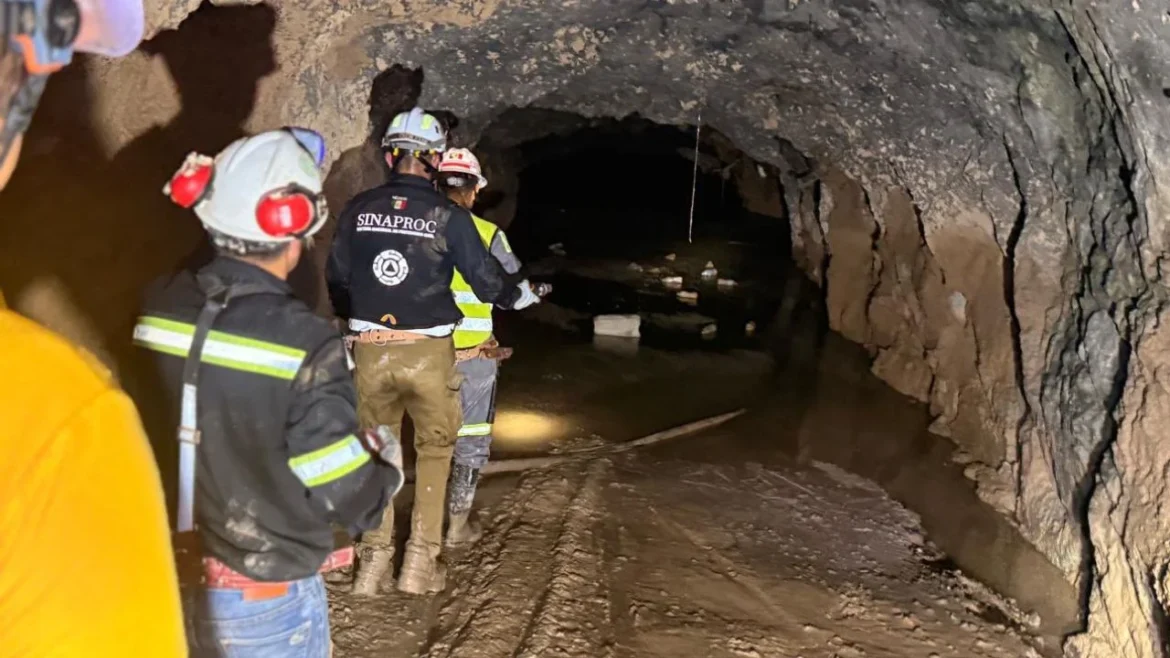 Avanza al 50% construcción de tapón para rescate de mineros en Sinaloa; buscan a ingeniero desaparecido