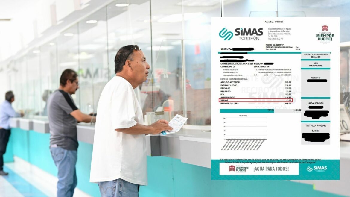 Simas Torreón cobra nuevo concepto ‘Ley de Aguas’ mientras Salazar denuncia colapso por corrupción