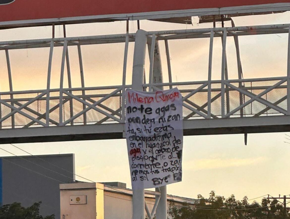 Reportan narcomanta contra alcaldesa en La Paz, hallan cuerpo en Mexicali y sentencian a menores por asesinato en Sonora