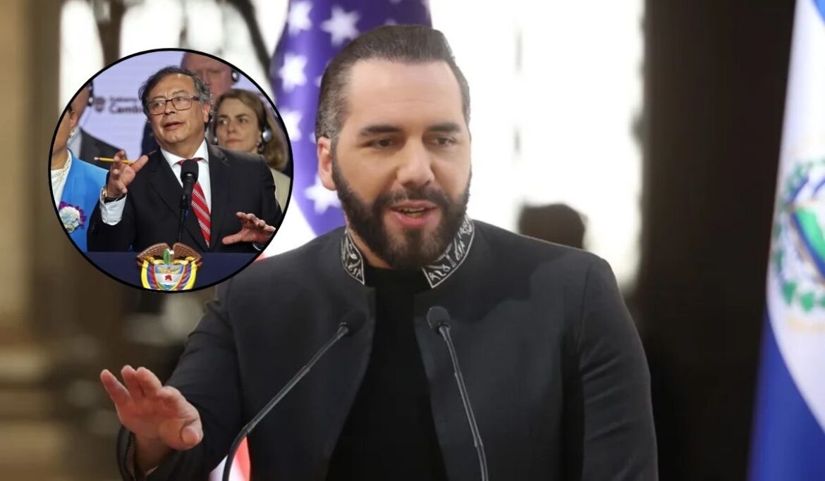 Bukele ofrece trasladar presos de El Salvador a Colombia tras críticas de Petro