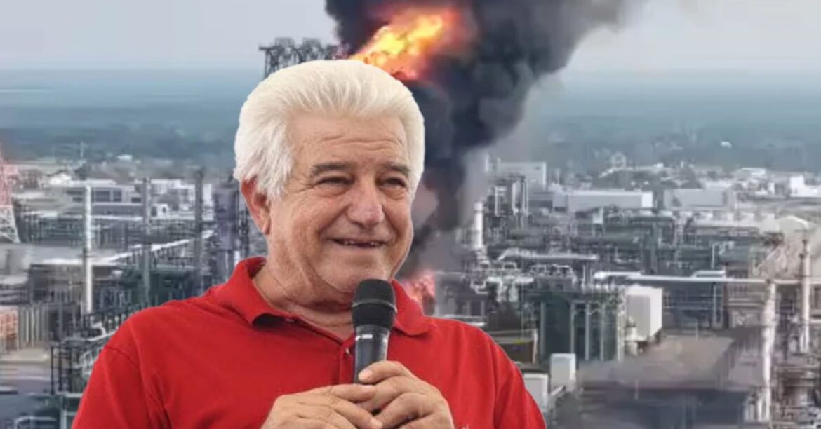 Inicia investigación conjunta tras incendio en coquizadora de la refinería Olmeca