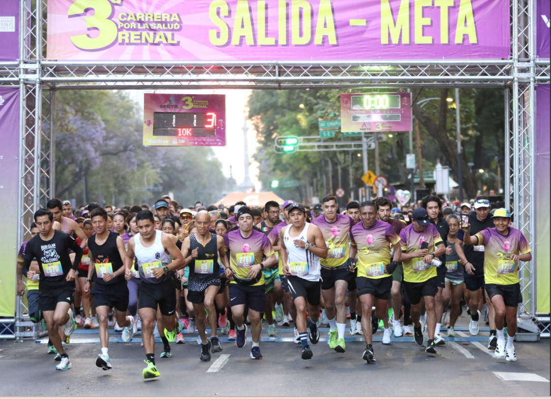 IMSS impulsa empatía por el Parkinson y realiza Carrera por la Salud Renal en CDMX