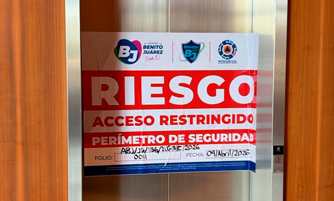 Restringen operación de elevadores en Torre Mítikah tras accidente con cuatro lesionados