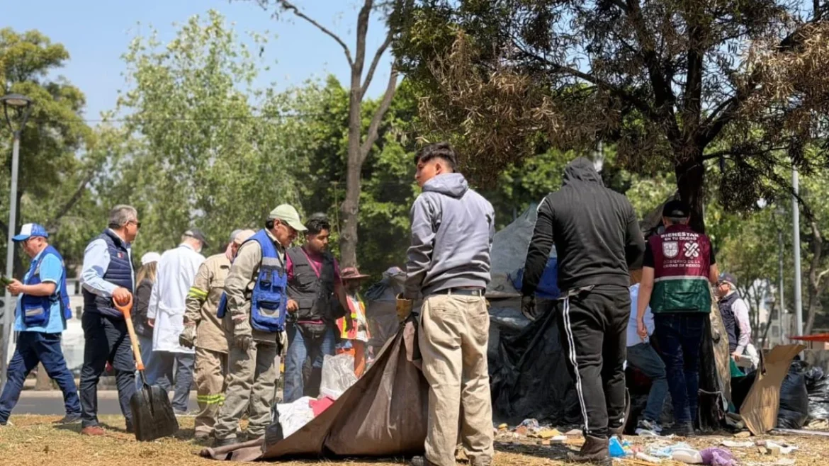 Alcaldía Cuauhtémoc desmantela 48 campamentos y retira 60 toneladas de residuos