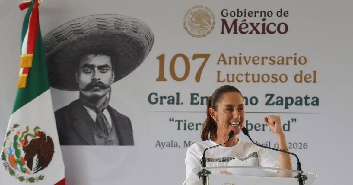 Claudia Sheinbaum conmemora 107 aniversario luctuoso de Zapata e inaugura Museo de las Mujeres Zapatistas