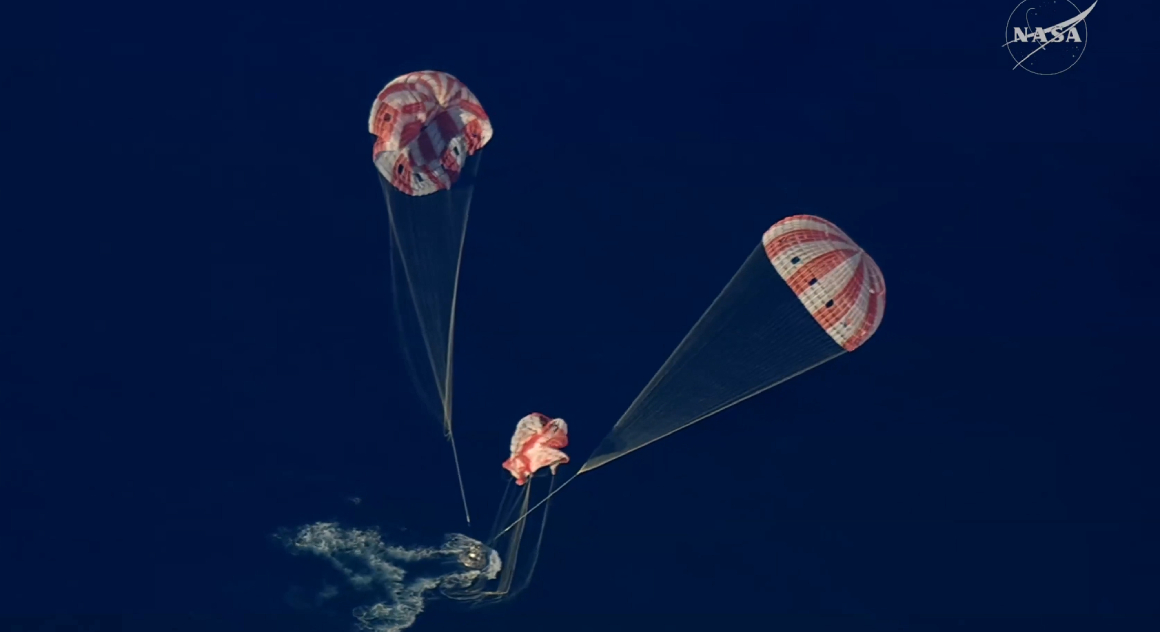 Cápsula Orion de Artemis II ameriza con éxito en el Pacífico tras orbitar la Luna