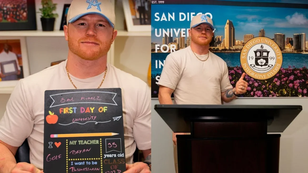 Canelo Álvarez inicia estudios de Administración de Negocios en Universidad de San Diego