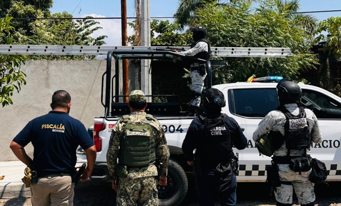 Desmantela FGE red de videovigilancia ilegal en Apatzingán