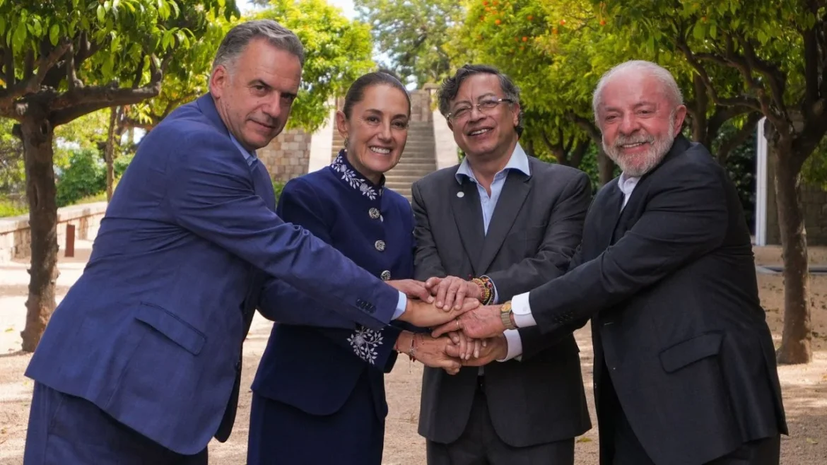 Sheinbaum rechaza intervención militar en Cuba y descarta crisis con España durante cumbre en Barcelona